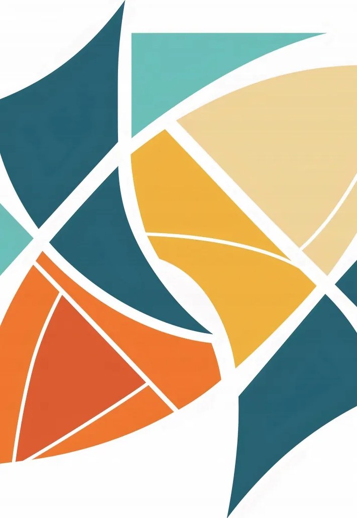 Poszter 61x91,5cm Szél geometria