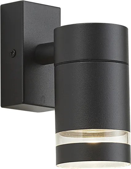 Modern fekete kültéri fali lámpa IP44 - Ensam