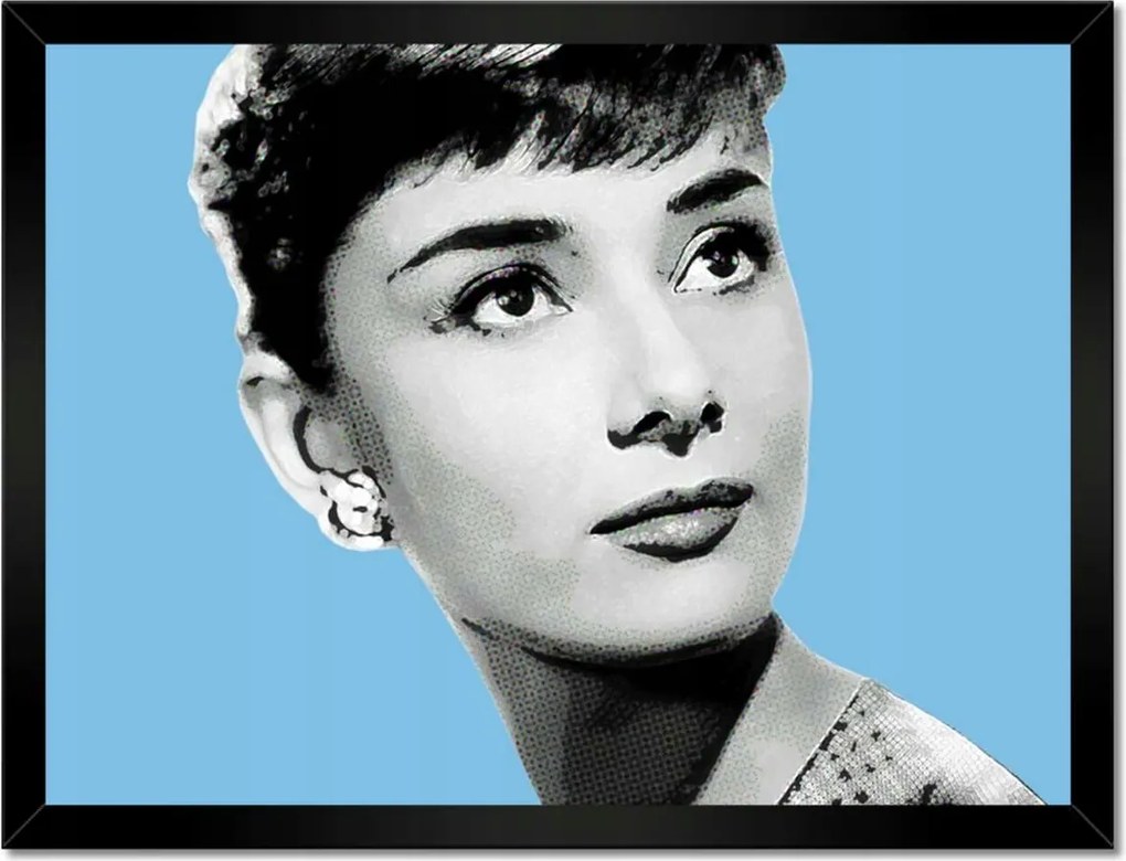 Poszterek keretben 40x30 Audrey Hepburn Színésznő
