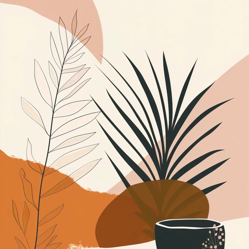 Poszter 40x40cm Harmonia Zen