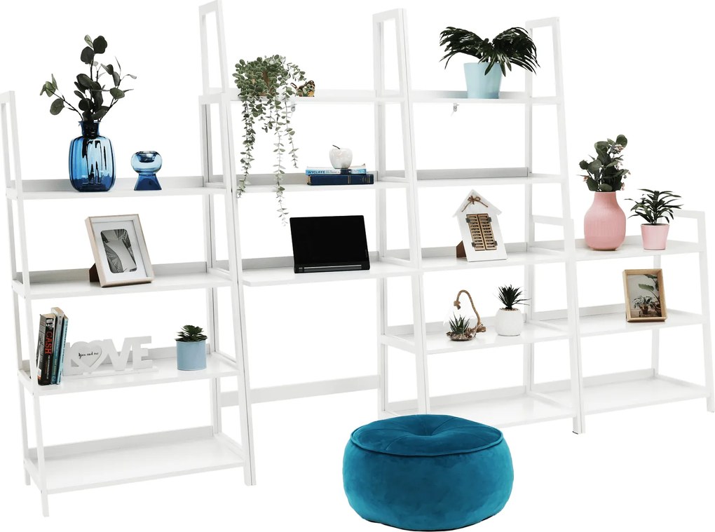 3 polcos állvány, fehér, REON TYP 1