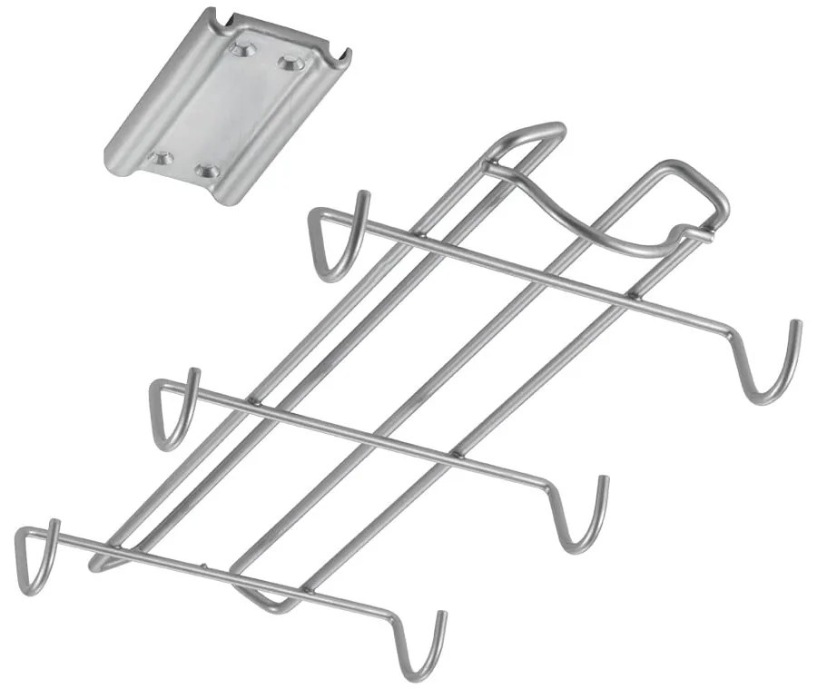 Rozsdamentes acél felfüggeszthető bögretartó - Metaltex