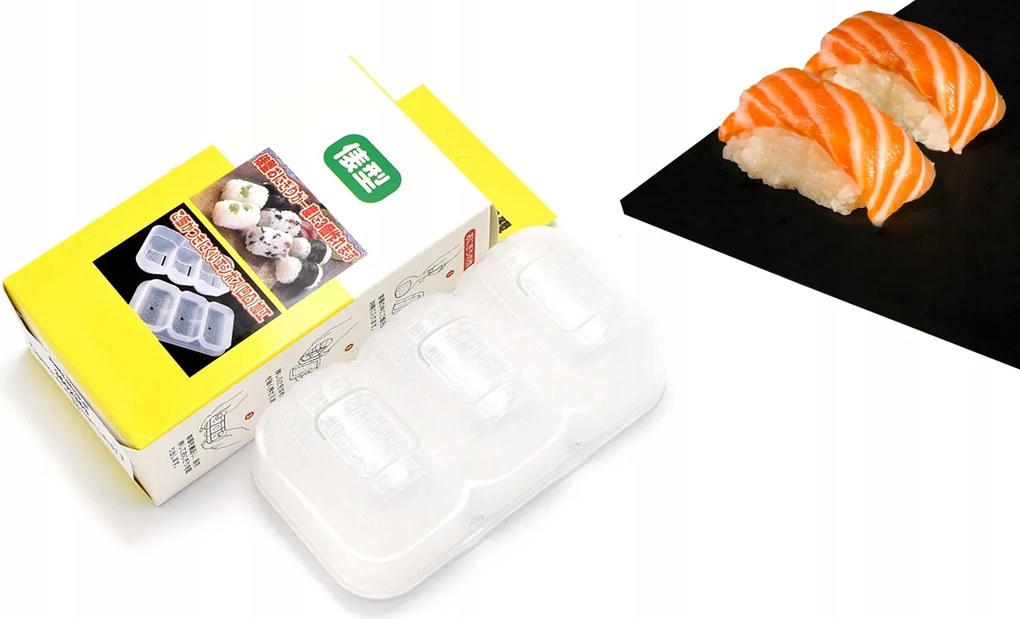 Nigiri Sushi készítő forma 3 nigiri változat