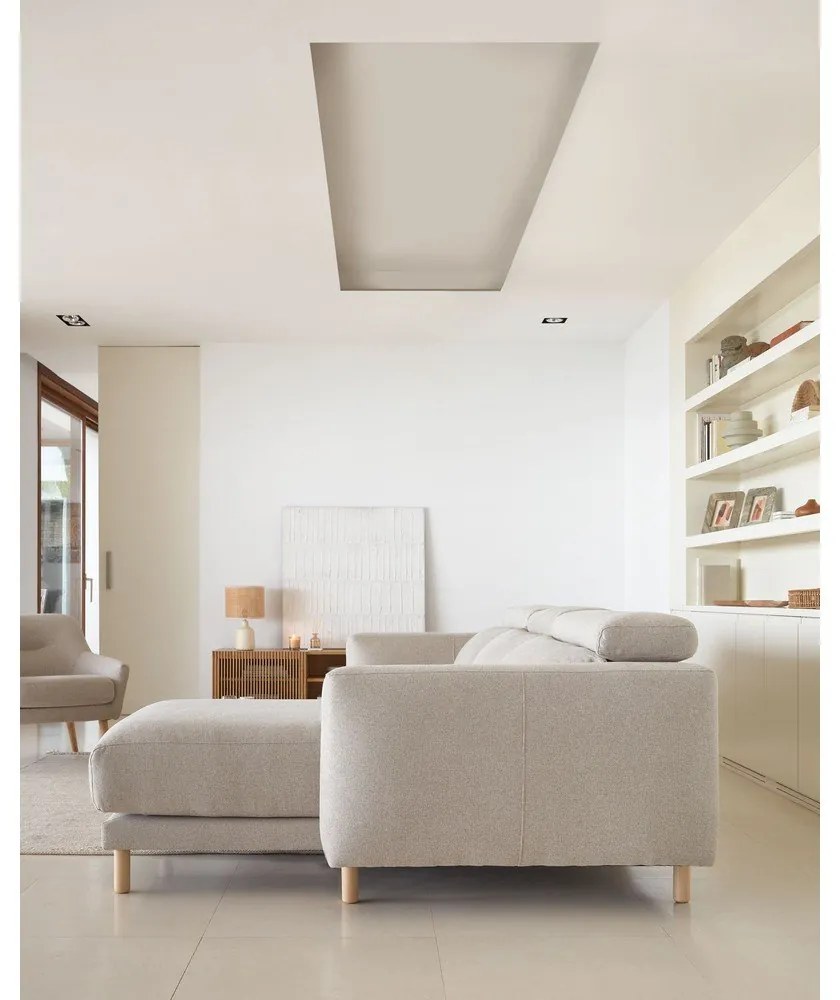 Bézs sarokkanapé (jobb oldali) Singa - Kave Home