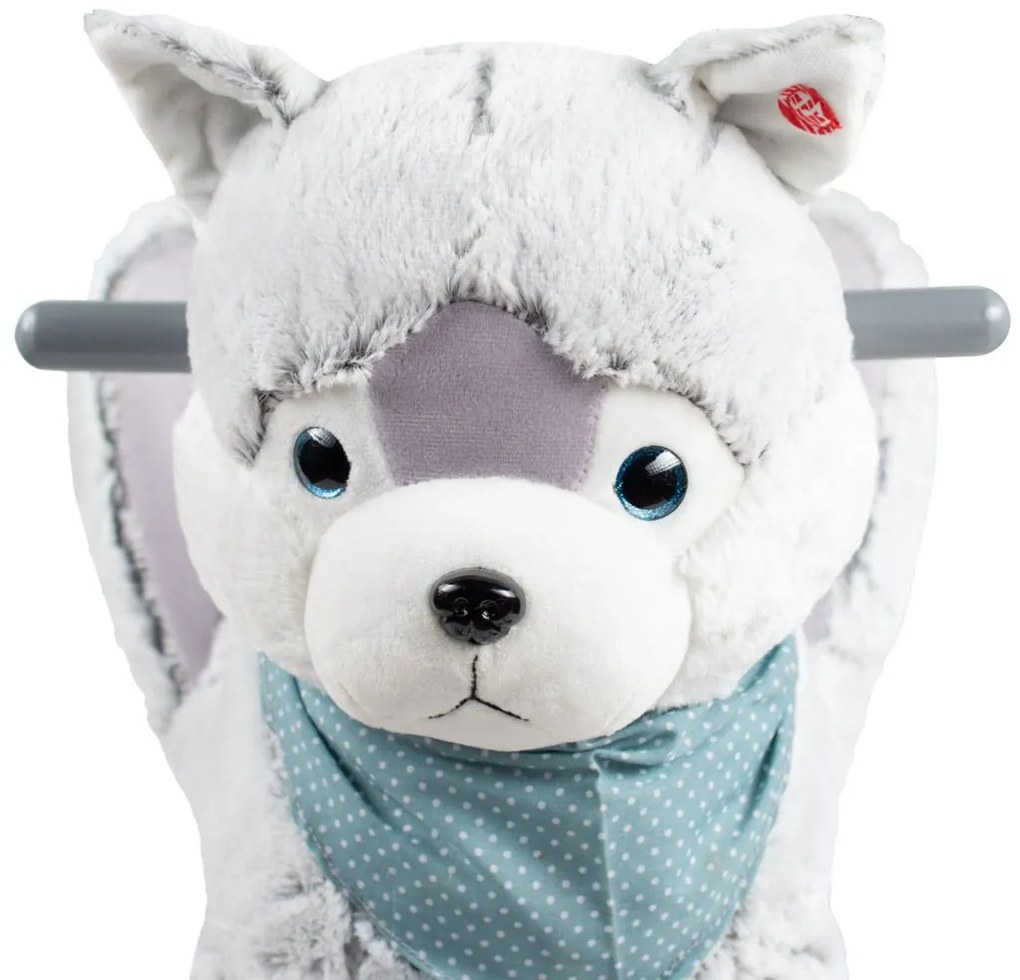 Hintajáték dallammal és kerekekkel PlayTo husky