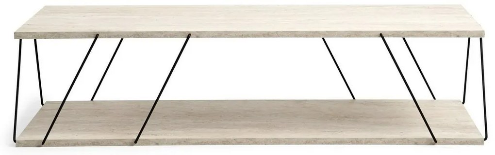 Labranda Travertine and Black konferenciaasztal
