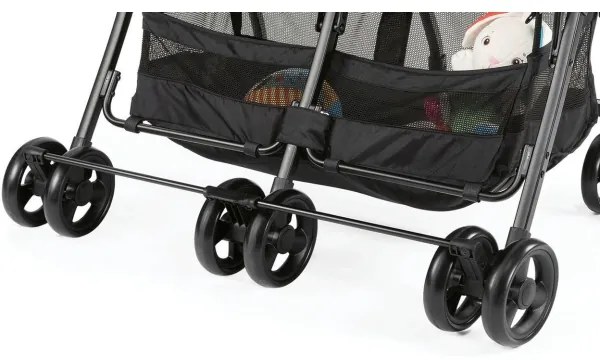 Chicco - Babakocsi ikreknek OHLALA TWIN Black Éjjel fekete