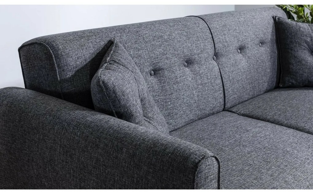 Aria Dark Grey kinyitható kanapé