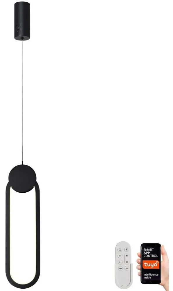 Immax NEO 07232L - LED Dimmelhető csillár zsinóron LITE OVALE LED/22W/230V + távirányító