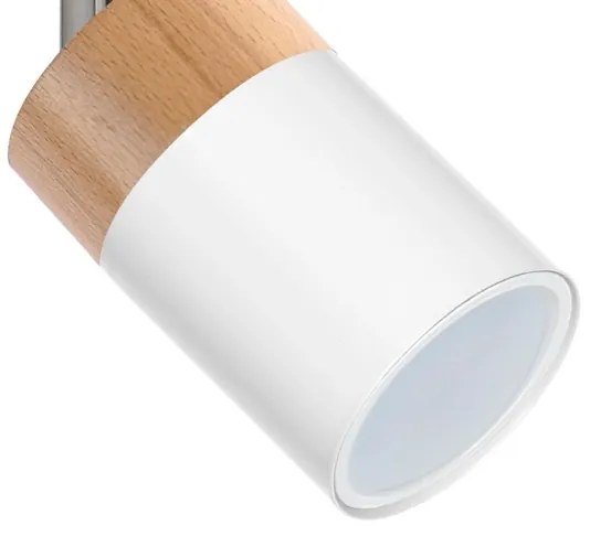 spotlámpa JOKER WHITE WOOD 1xGU10/8W/230V