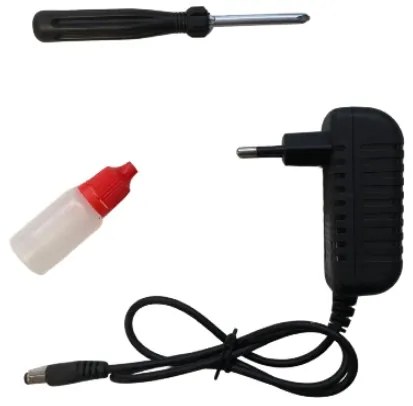 Akkus 15 cm-es láncfűrész HAYAMI HA-1001 + 2 db akkumulátor + tartozékok