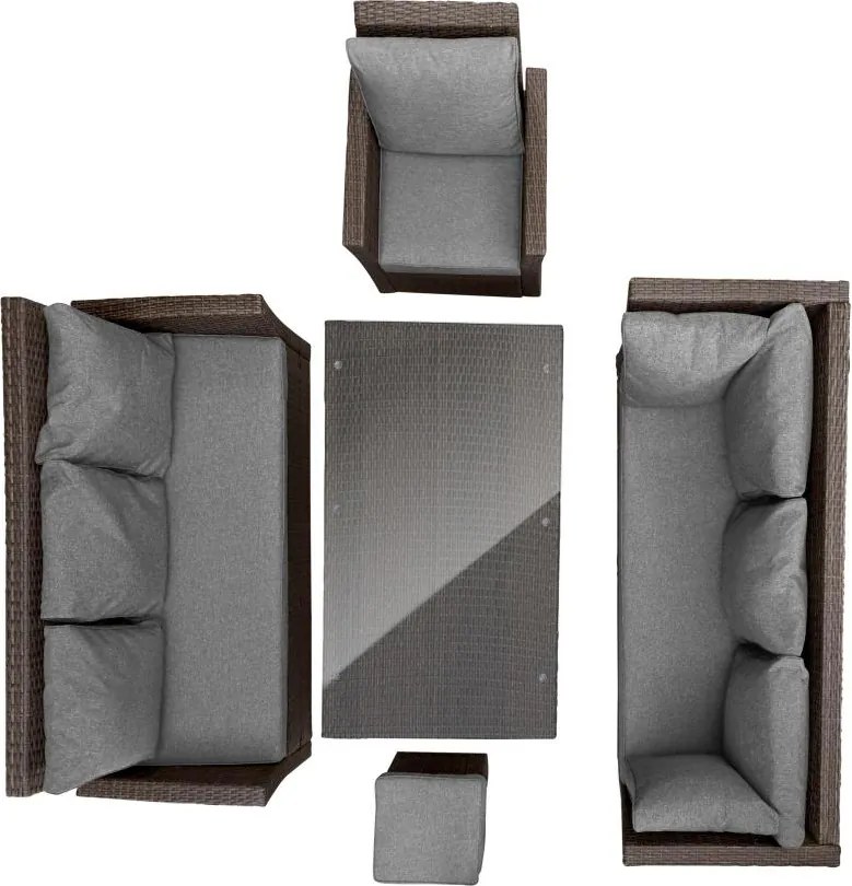 Avenberg FIRENZE Nagy, luxus kerti rattan szett