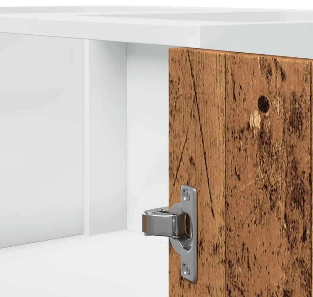 “Lyon” antik fa színű szerelt fa konyhaszekrény