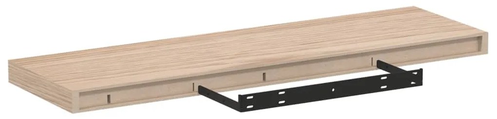 4 db szerelt fa függőpolc 80 x 23,5 x 4 cm