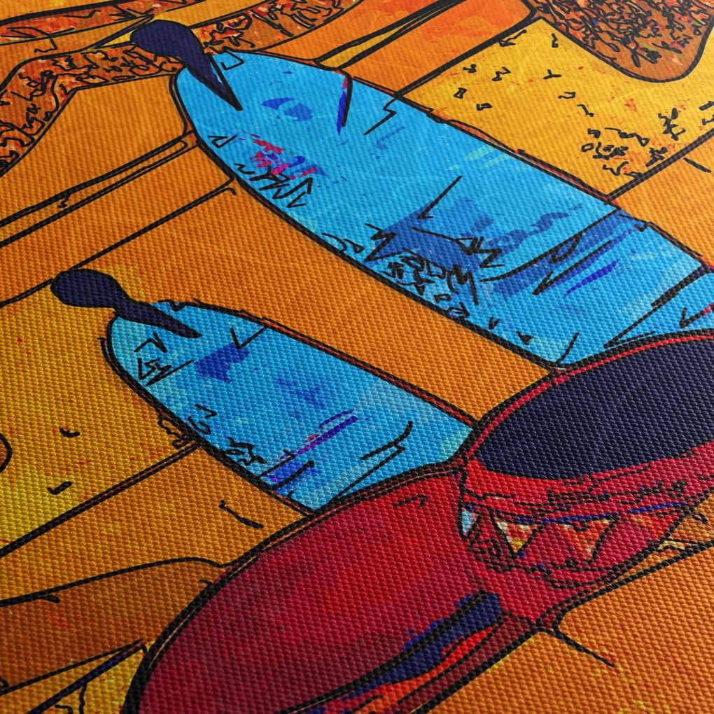 Kép - Ősi festészet (70x50 cm)