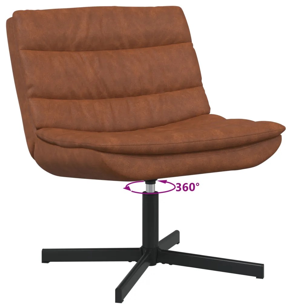 Forgószék Barna 63 x 75 x 76 cm Antik PU