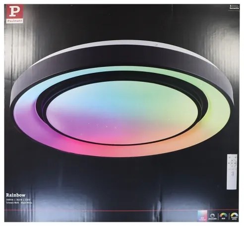 Paulmann 70545 - LED RGBW/38,5W Dimmelhető mennyezeti lámpa RAINBOW 230V + távirányító