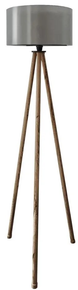 Állólámpa AYD 1xE27/40W/230V barna/szürke