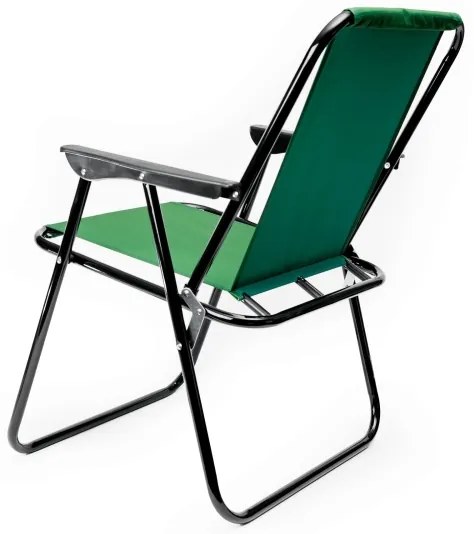 Összecsukható kempingszék zöld