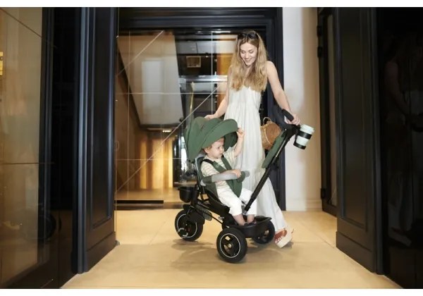 KINDERKRAFT SELECT - Gyermek tricikli SPINSTEP Premium zöld