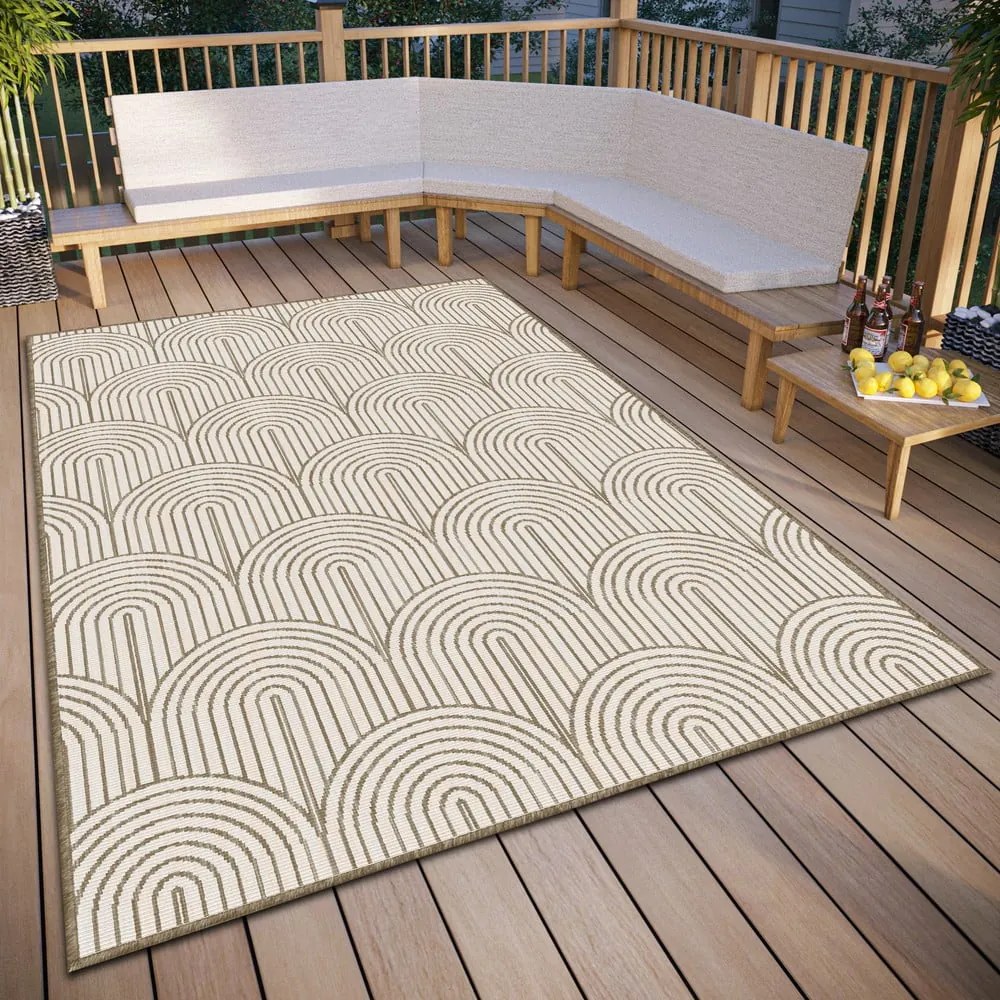 Barna kültéri szőnyeg 120x170 cm Pangli Linen – Hanse Home