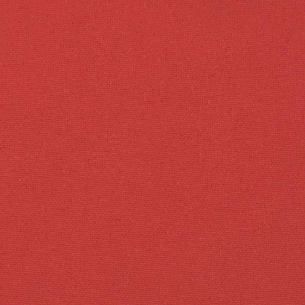 4 db piros oxford-szövet magas háttámlájú székpárna