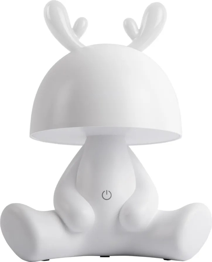 Gyerek Éjjeli Lámpa Gyerekszobába Fehér Vezeték Nélküli Rénszarvas