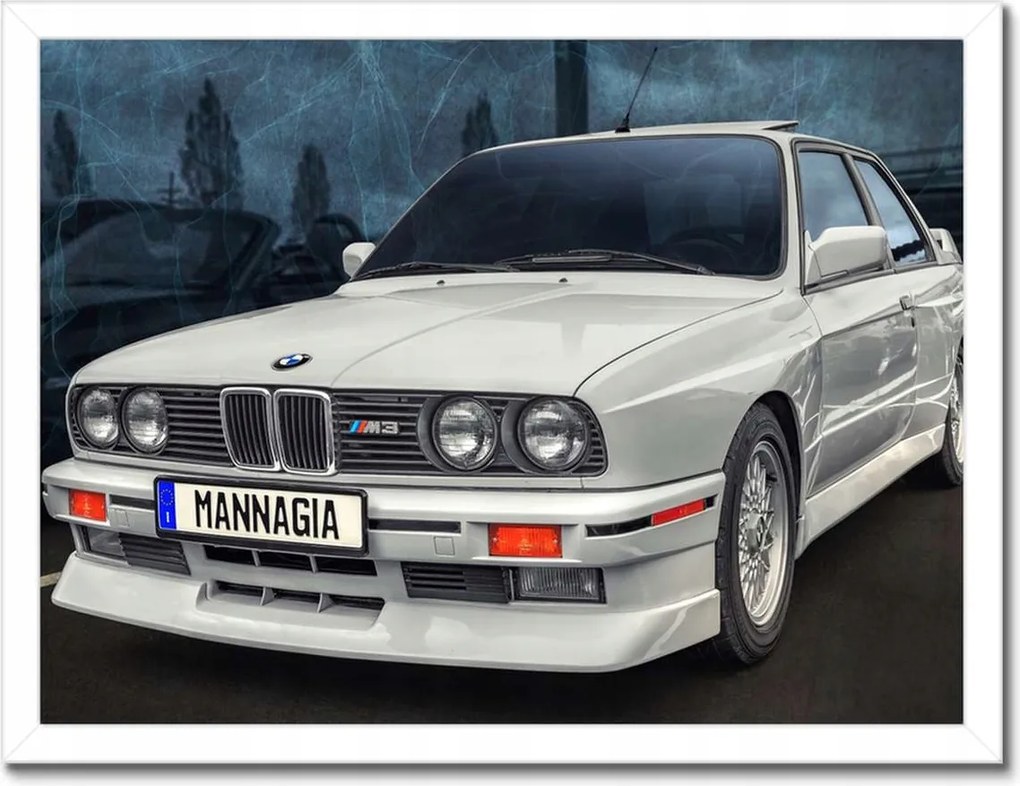 Poszterek keretben 40x30 Bmw M3 E30 Hármas 3er