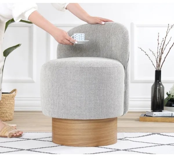 RIKI gyerekfotel, 40×47 cm, szürke