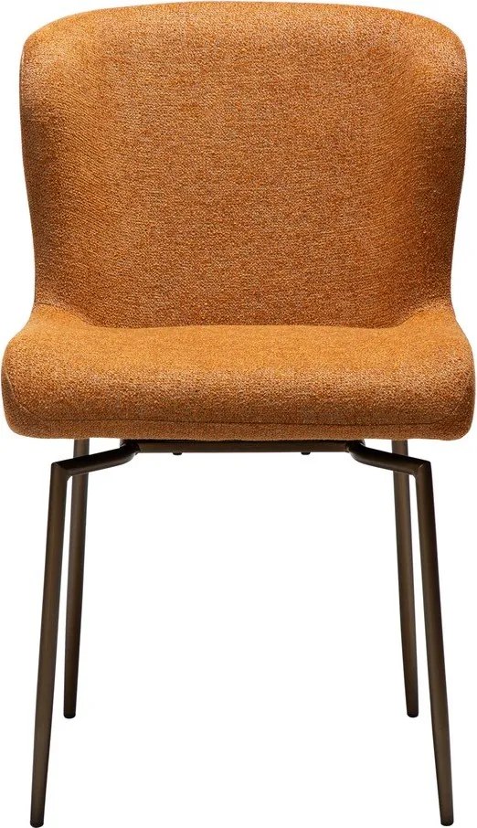 Barna kárpitozott étkezőszék Glam – DAN-FORM Denmark