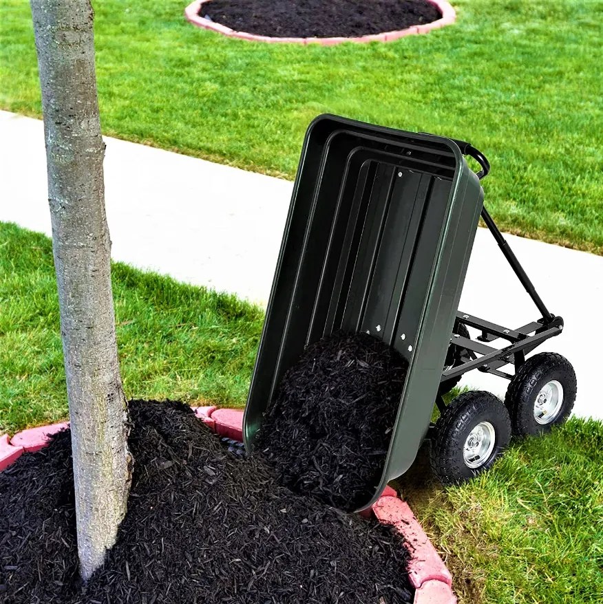 GARDENLINE Kerti kocsi fekete