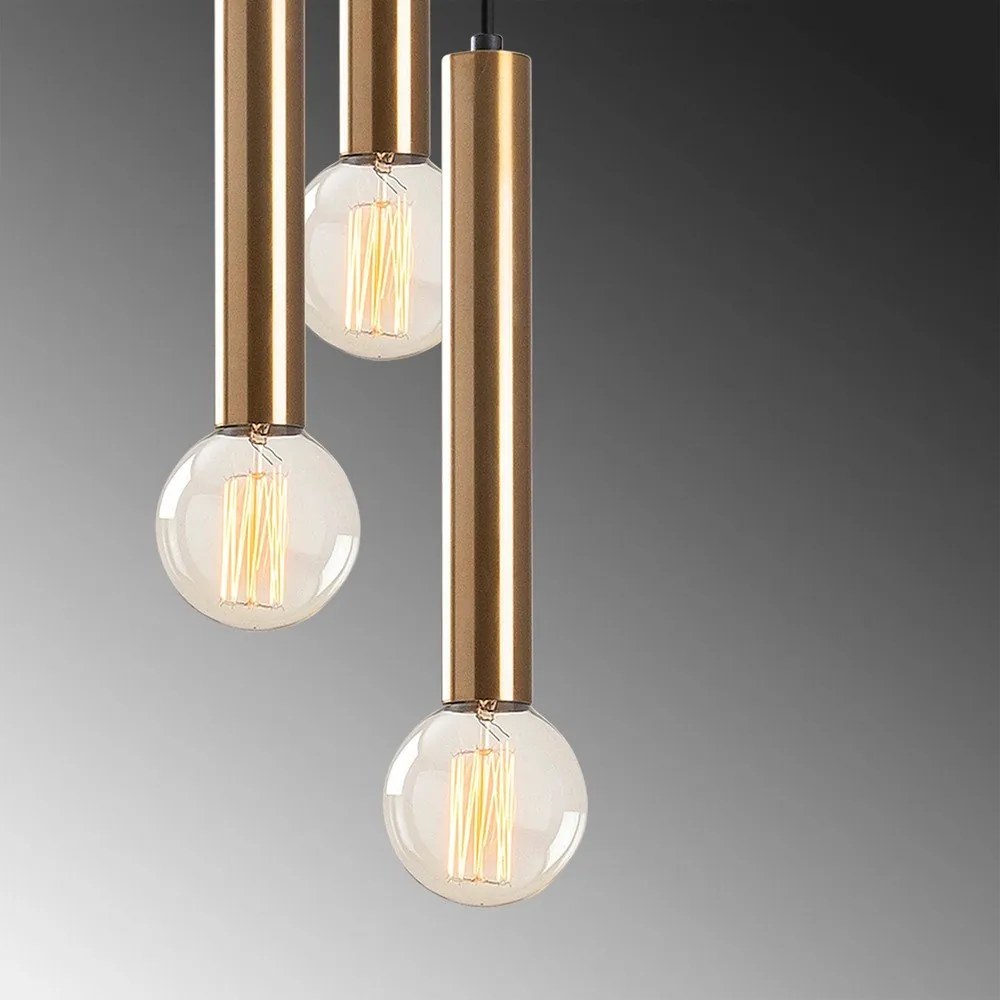 Aranyszínű függőlámpa ø 22 cm Tempo – Opviq lights