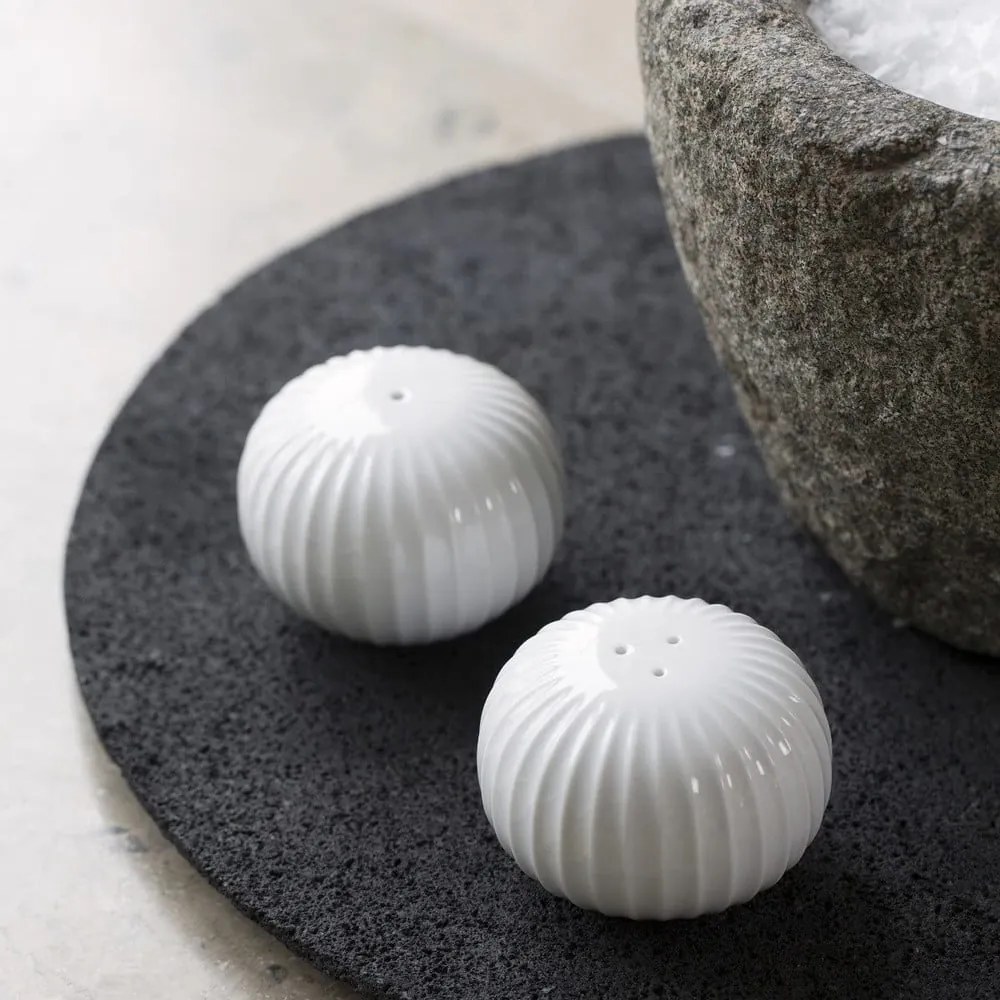 Hammershoi fehér porcelán só- és borsszóró - Kähler Design