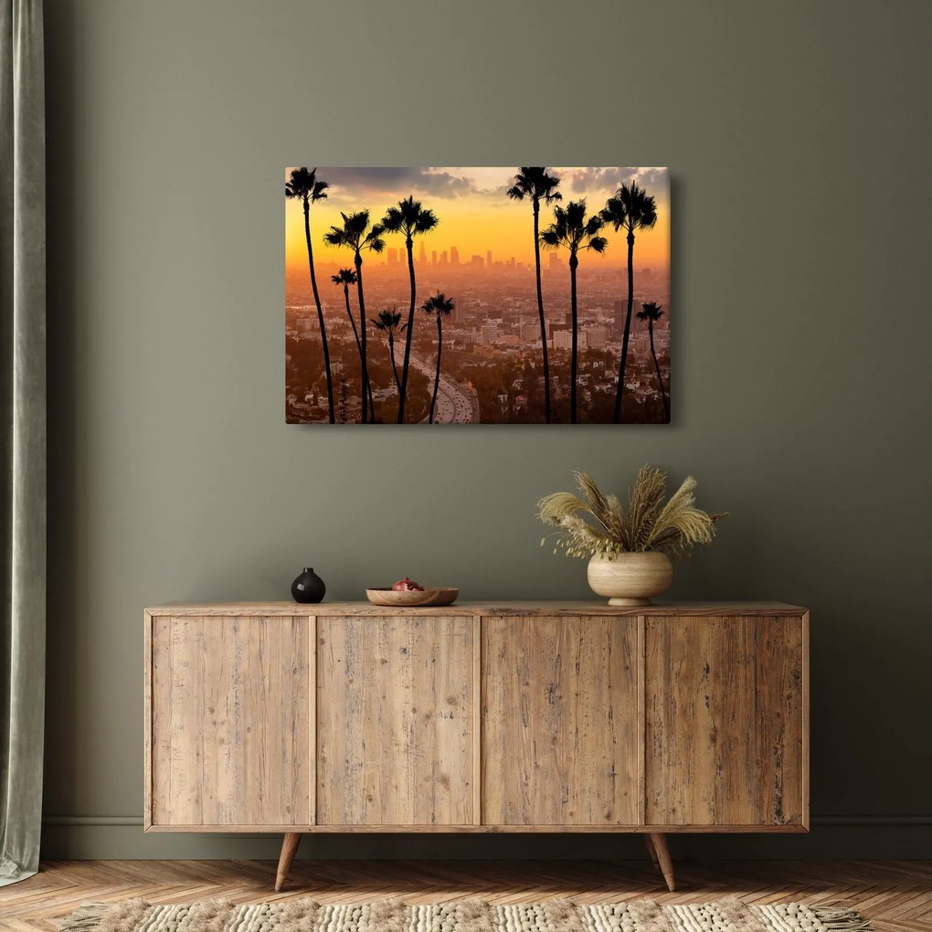 Kép - Los Angeles panorámája (90x60 cm)