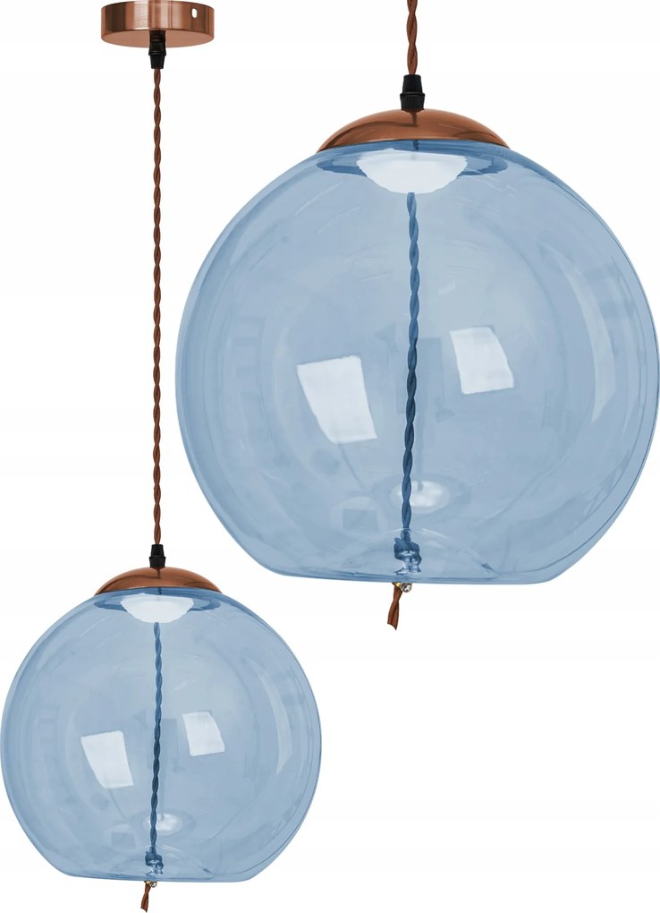 Led Függőlámpa Üveg Modern Zsinór Színek