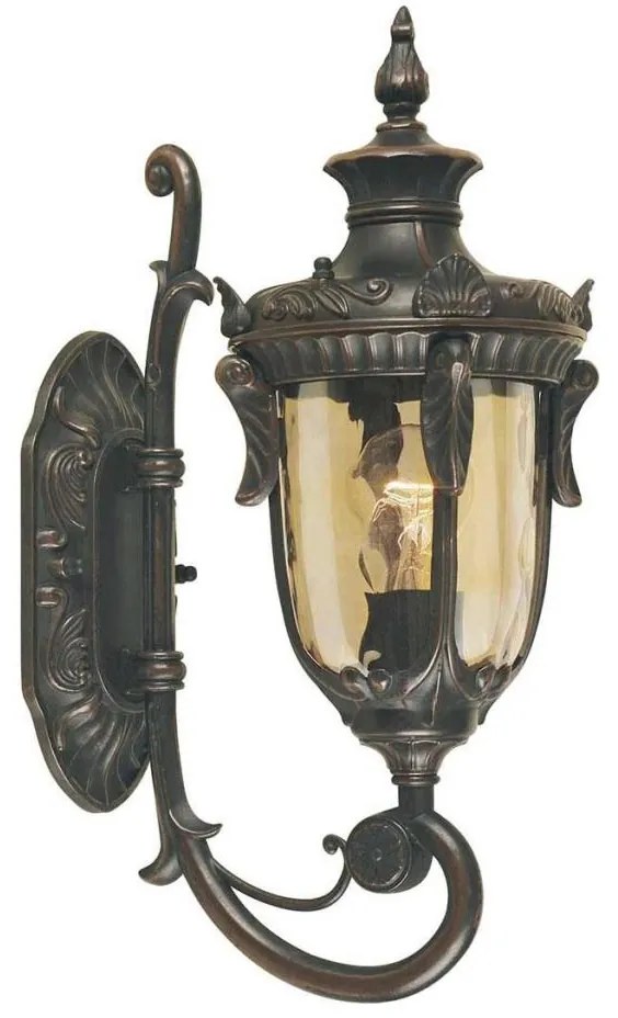 Elstead PH1-S-OB - Kültéri fali lámpa PHILADELPHIA 1xE27/60W/230V IP44