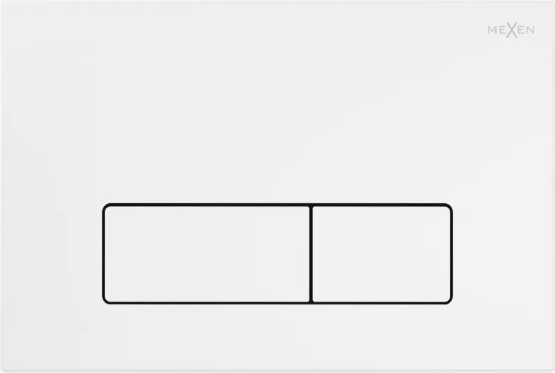 Mexen Fenix 13 Slim öblítő gomb, fehér matt - 601320