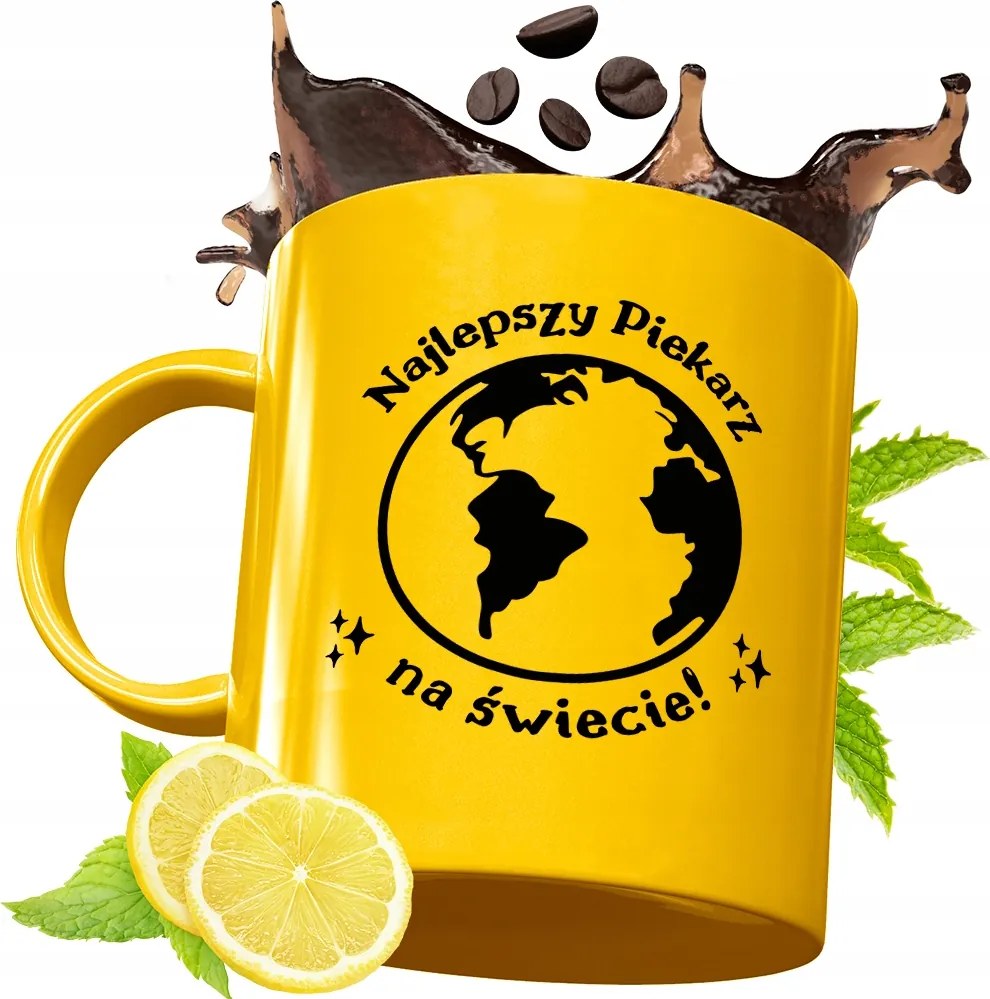 Prémium Arany Bögre Péknek Ajándék Nyomtatott Fotóval