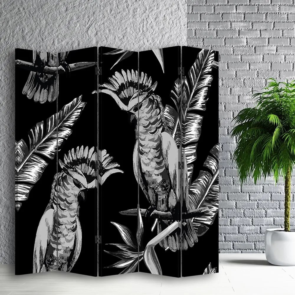 Gario Paraván Kakadupár Méret: 180 x 170 cm, Kivitelezés: Klasszikus paraván
