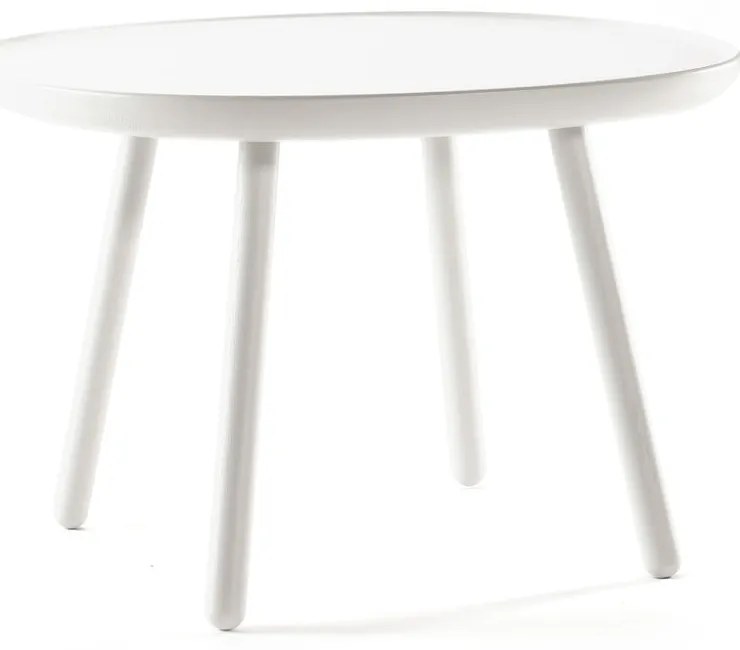 Naïve fehér tárolóasztal, ø 64 cm- EMKO