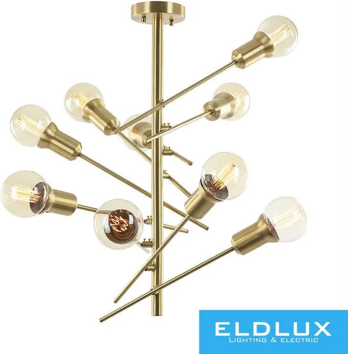ELDLUX SCEPTER Csillár Arany 9×E27 Max 60W