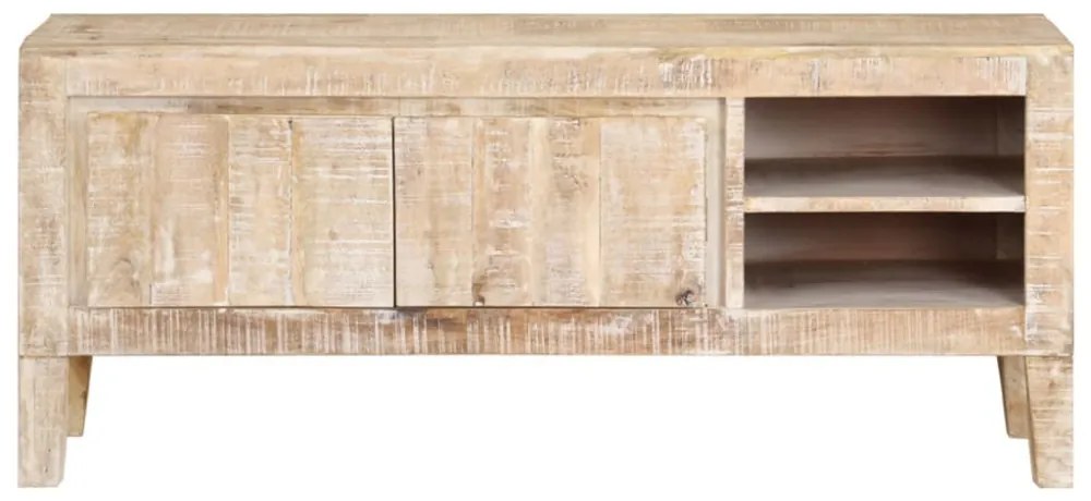 tömör mangófa TV-szekrény 110 x 35 x 46 cm