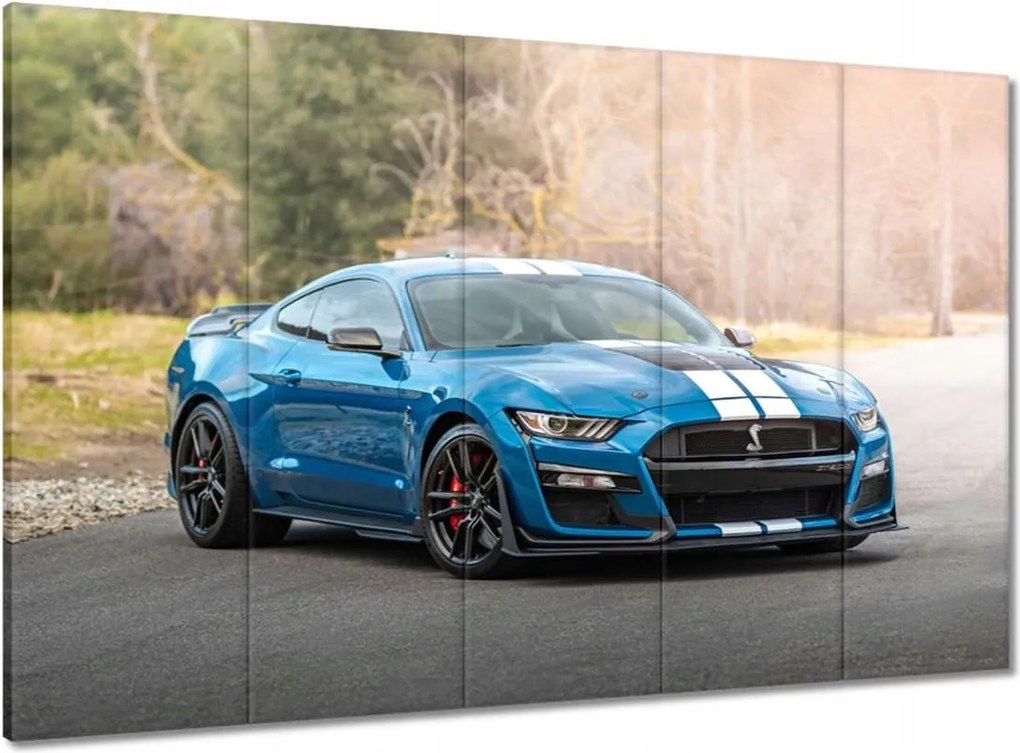 Vászonkép 100x70 Kék Ford Mustang
