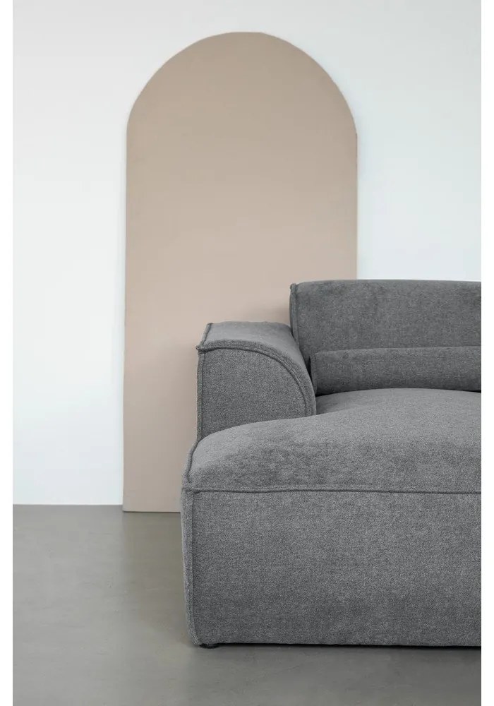 Szürke sarokkanapé (jobb oldali) Flex Felix – Miuform