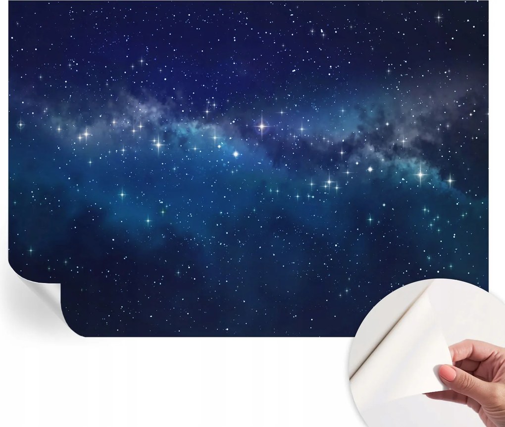 Öntapadós Dekoratív Fotótapéta Hálószobába Csillagos éjszaka 312x219 cm