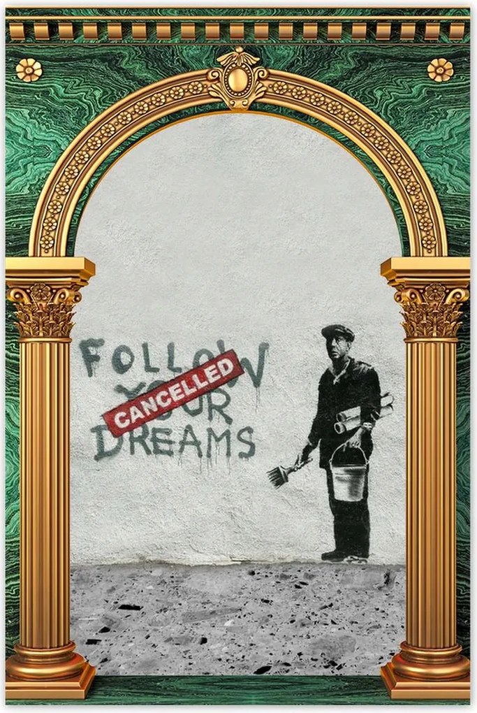 Poszterek 80x120 Banksy Follow Your Dreams