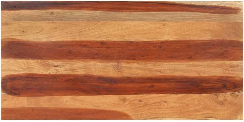 vidaXL tömör akácfa asztallap 120 x 60 x (2,5-2,7) cm