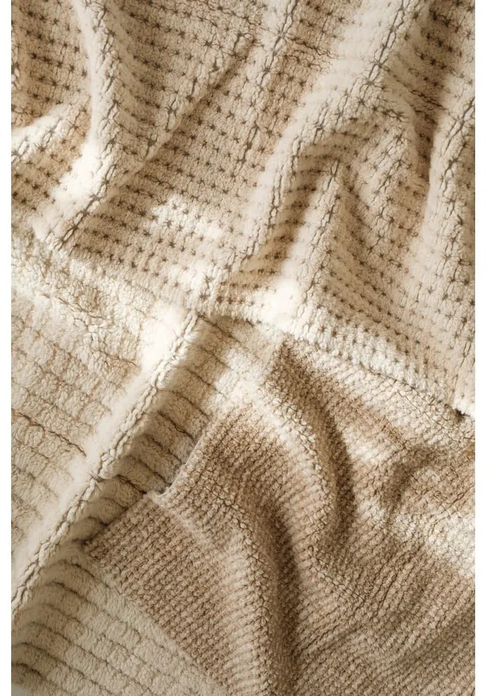 Natúr színű mosható-kézi szövésű gyapjú futószőnyeg 80x230 cm Unexpected Wool – Lorena Canals