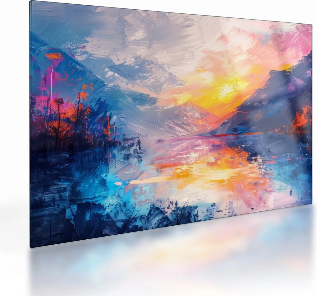Üveg kép - Tájképfestészet (70x50 cm)