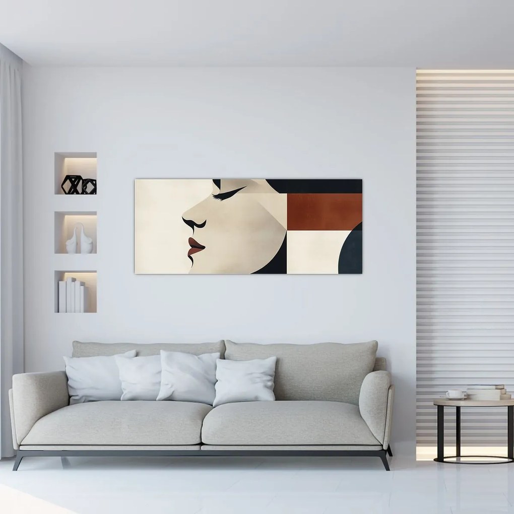 Kép - Nő profilból (120x50 cm)